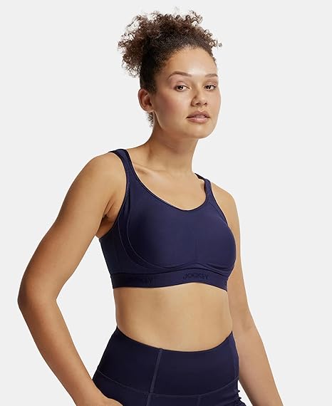 Jockey MI11 Plus Size Wirefree Sports Bra – Full Coverage with StayFresh Microfiber